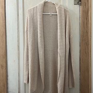 Mossimo Long Chunky Cream Cardigan